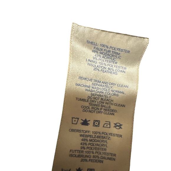 Land’s End Women’s Down Jacket with Hood Black Size XL - Picture 5 of 7